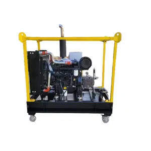 800bar ultra-high pressure cleaning machine road signs, oil stains, chemical pipelines