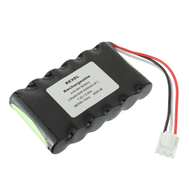 6HP-E200AA-3P RHINO POWER REPLACEMENT BATTERY Compatible with Battery Care Vision 6HP-E200AA-3P OM-100 7.2v 2000mah NI-MH
