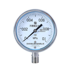 Manómetro de Acero Inoxidable Suzhou Xiansheng, 0.1MPa, Conexión Roscada, Modelo YBF100 - Product Image 1