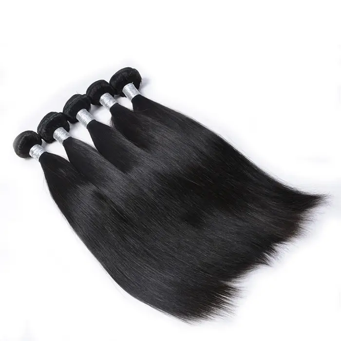 wholesale Brazilian straight hair weave natural black color silky straight human hair bundles great quality