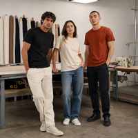 Usine de fabrication de t-shirts en coton personnalisés en gros pour les marques de vêtements avec longueur, tour de poitrine, tissu et grammage sélectionnés par le client