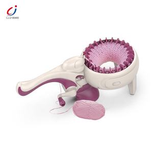 Machine à tricoter circulaire Chengji Hot Baby Knit DIY pour enfants, jouet de tissage intelligent en plastique pour écharpes et chapeaux, machine à tricoter à la main DIY - Product Image 2