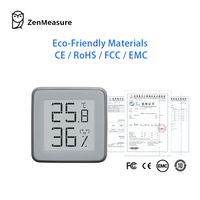 ZenMeasure OEM/ODM Sans fil pour capteur d'hygromètre ABS IP67 avec écran LCD pour la surveillance de l'air Certifié CE RoHS