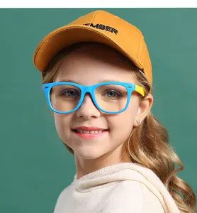 Lunettes de lumière bleue pour enfants, garçon, fille, cadre optique, lunettes transparentes Anti-éblouissement, lunettes de Prescription d'ordinateur UV400