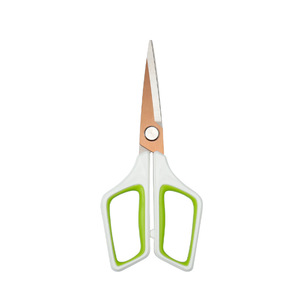 Ciseaux de bureau en acier 4cr14, tête droite, grande taille, outils de coupe multifonctionnels pour usage domestique, poignées blanches, bleues et vertes - Product Image 4