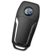 Clé de voiture universelle programmable à 3 boutons, 315 MHz/433 MHz, avec télécommande double fréquence pour remplacement par un serrurier (vente en gros)