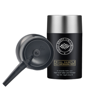 Fully Herbal Hair Building Fibers Powder 23g 2-IN-1 Formula Vegan for Fuller Thicker Hair Unisex Adult Use - Product Image 4