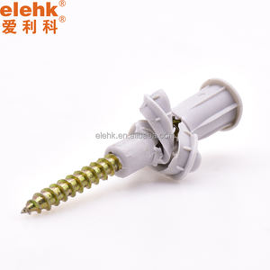 ELEHK Fixations murales en plastique robuste <span class=keywords><strong>pour</strong></span> briques, béton, pierre, murs <span class=keywords><strong>creux</strong></span>, chevilles <span class=keywords><strong>pour</strong></span> cloisons sèches - Product Image 2