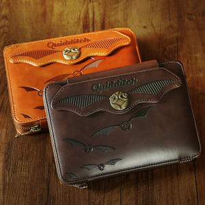 Sac à dos multifonctionnel rétro <span class=keywords><strong>Harry</strong></span> <span class=keywords><strong>Potter</strong></span> en cuir véritable avec fermeture éclair, motif Snitch dorée – Cadeau promotionnel et d'affaires - Product Image 2