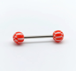 Piercing de Lengua HGC 316L, Barra Recta de Acrílico, Joyería para Perforaciones Corporales para Hombres y Mujeres, Piercing de Lengua y Pezón - Product Image 2