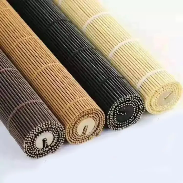 새로운 스타일 중국 방수 대나무 블라인드 커튼 대나무 판금 롤 블라인드 짠 로마 대나무 블라인드