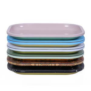 Jinlin, venta al por mayor, bandeja de hojalata de metal con logotipo impreso, lata de tabaco, bandeja rodante personalizada de 18x14cm con tapa magnética - Product Image 5