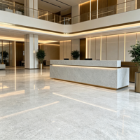Marbre gris méditerranéen de haute qualité, pierre naturelle, adapté à la décoration de hall d'hôtel, d'îlot de cuisine intérieur