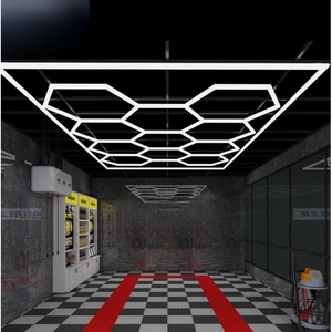 L'hexagone fait sur commande de voiture a mené l'éclairage léger de <span class=keywords><strong>garage</strong></span> pour l'atelier de voiture - Product Image 2