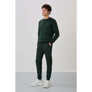 Chándal para hombre Andy Pine Green Brushed - 85190 - Verde pino/verde pino - Product Image 1