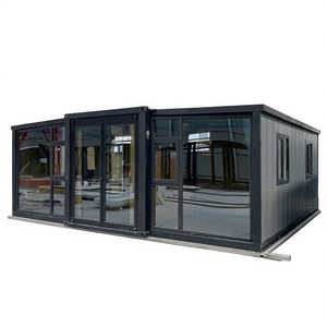 Casa Contenedor Plegable Expandible Prefabricada de Alta Calidad de 40 Pies, 2, 3, <span class=keywords><strong>4</strong></span> Dormitorios, Sala de Estar Modular Moderna y Transpirable para Exteriores - Product Image 1