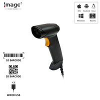 Escáner de Código de Barras HC-700, CMOS Industrial Confiable, Alta Precisión, Reconocimiento Rápido, USB con Cable, para Comercio Minorista, Almacén, Comercial