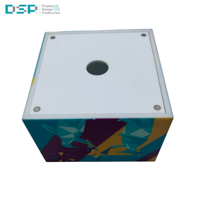 DSP กล่องทิชชูสีอะคริลิคสำหรับตั้งโต๊ะคุณภาพสูงจากโรงงานในเวียดนามพร้อมกลไกเปิดแม่เหล็ก - Product Image 4