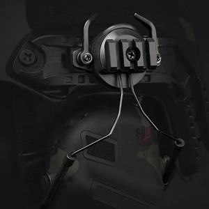 Soporte de auriculares ajustable de ángulo 360 adaptador de soporte de riel ARC para casco táctico de deporte al aire libre - Product Image 6