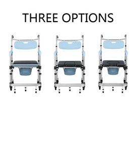 שירותים כיסא רחצה commode כיסא גלגלים - Product Image 4