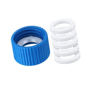 Kit de raccordement de filtre à eau LM LM25493 avec 10 joints d'étanchéité pour bouteilles en plastique à filetage externe de 28 mm pour la randonnée et le camping - Product Image 1