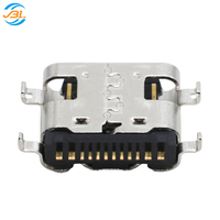Connecteur de type C 16 broches personnalisé en gros remplacer TE Molex JST USB SMT Port de prise de charge 16p femelle Port de prise de charge de type C
