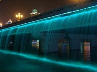 1 ensemble d'imprimante numérique, rideau d'eau magique, cascade, installation de chantier
