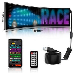 Matrice LED programmable, yeux de démon personnalisés, écran LED flexible pour moto, phares à yeux de démon pour moto - Product Image 1