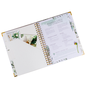 Créez <span class=keywords><strong>mon</strong></span> propre produit Hardcover Wire-O Binding Spiral Journal Weekly Daily Wedding Custom Planner 2026 - Product Image 5