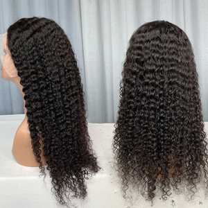 <span class=keywords><strong>Afro</strong></span> Kinky Curly Bob Perruque Avec Frange Machine Made Pixie Cut Closure Perruques Pour Les Femmes Noires Brésilien Curly T Part Perruques de Cheveux Humains - Product Image 1