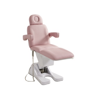 เตียงนวดเสริมความงามแบบพับได้ 3/4 มอเตอร์ สำหรับร้านเสริมสวย สีขาว - Product Image 1