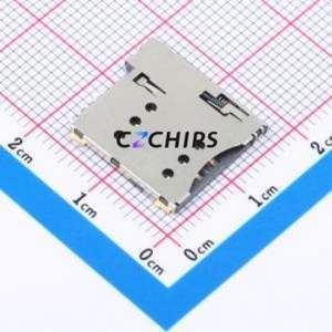 HX MICRO <b>SIM</b> 7P H1.35 <b>SIM</b> <b>Card</b> Connector SMD Connector Self-Return Type Micro <b>SIM</b> <b>Card</b> <b>Card</b> <b>Holder</b> 1.35mm - Product Image 1