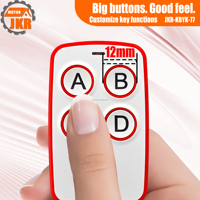 Best-seller 433MHz 4 boutons RF télécommande automatique ouvre-porte en métal Clones diverses données de l'émetteur
