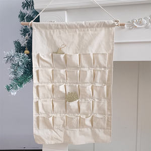 Compte à Rebours Avant Noël Calendrier de l'Avent en Tissu <span class=keywords><strong>Vide</strong></span> Personnalisable pour Enfants 24 Poches Jouets Calendriers de l'Avent pour Enfants - Product Image 6