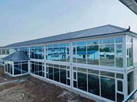 Maisons modulaires préfabriquées en conteneurs à deux chambres, design moderne, construction rapide, appartement résidentiel, bureau