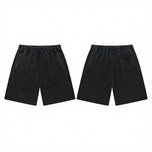 Pantalones Cortos de Hombre 2025 con Estampado de Cera, Cintura Elástica, 100% Algodón, Color Sólido, Logotipo Personalizado Frontal, Estilo Urbano Retro, OEM de Vietnam - Product Image 3