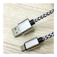 Cable Micro USB 2.0 de Alta Calidad, Carga Rápida 3A para Android e iOS, Uso con Auriculares, 1m 2m 3m, Rojo, Metal, Trenzado de Nailon