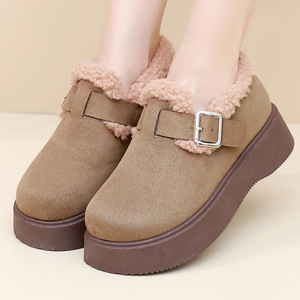 Botas de Invierno Clásicas para Mujer, Diseño Nuevo 2026, Alta Calidad, Casuales, para Interiores y Exteriores, de Satén y Gamuza, con Forro de Piel - Product Image 3