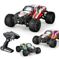 Voiture télécommandée RC tout-terrain 4x4 haute vitesse en métal à l'échelle 1:16 pour enfants et adultes, 4 canaux 2,4 GHz, avec absorption des chocs