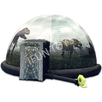Tente gonflable de dôme de planétarium d'Igloo de Projection numérique mobile portative ignifuge avec l'impression de logo de planète
