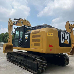 Machinerie de construction d'occasion, pelle hydraulique CAT 329E, machine à chenilles jaune, équipement lourd cat320E 325E 329El - Product Image 2