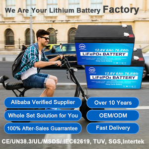 12V 6ah Lithium Iron Phosphate Battery Built-in BMS for Solar Power System House Trolling Motor - Product Image 2