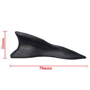 Antenne de toit de voiture style aileron de requin en plastique ABS, lot de 10 pièces, kit carrosserie, installation adhésive - Product Image 3