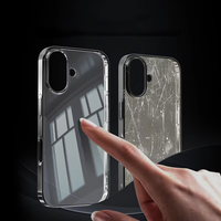 Nueva Funda Brillante Electrochapada para iPhone 16 Pro Max de la Serie Apple, con Protección Antigolpes y Anticaídas, Gran Venta