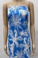 Tissu imprimé en rayonne viscose à motif de feuilles de palmier tropical de l'usine textile Henry pour robes de femmes et chemises d'hommes