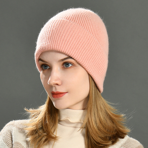 Jxwatcher <strong>Women</strong> Men Outdoor Windproof Biking Skiing Hat Striped Warm Cashmere Knitted Cuffed Winter All <strong>Black</strong> Designer <strong>Beanie</strong> - Product Image 4