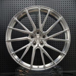GUDE Nuevas Llantas Forjadas de Aleación de Aluminio Plateado Cepillado de 18-19 Pulgadas 5x112/120/14.3 25mm/20mm Multirradio para Retrofit Alfa Romeo <span class=keywords><strong>Tesla</strong></span> - Product Image 2