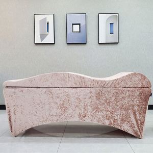 <span class=keywords><strong>Coussin</strong></span> de lit luxueux incurvé pour salon de beauté, couvre-lit ergonomique de massage, soutien dorsal en <span class=keywords><strong>mousse</strong></span> haute densité - Product Image 6