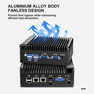 <span class=keywords><strong>Mini</strong></span> PC Industrial Económico Sin Ventilador, Intel Core I5 8250U, 2 LANS, 2 COM, Compatible con Pantalla HD, Computadora NUC - Product Image 3