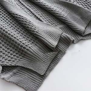 Diseño personalizado Waffle Sudadera Mujer otoño suelta moda alta calidad Casual Street Wear mujeres - Product Image 6